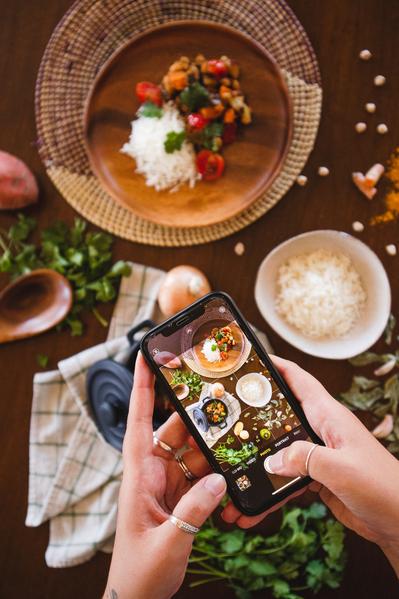 Using Phone for Food Photography